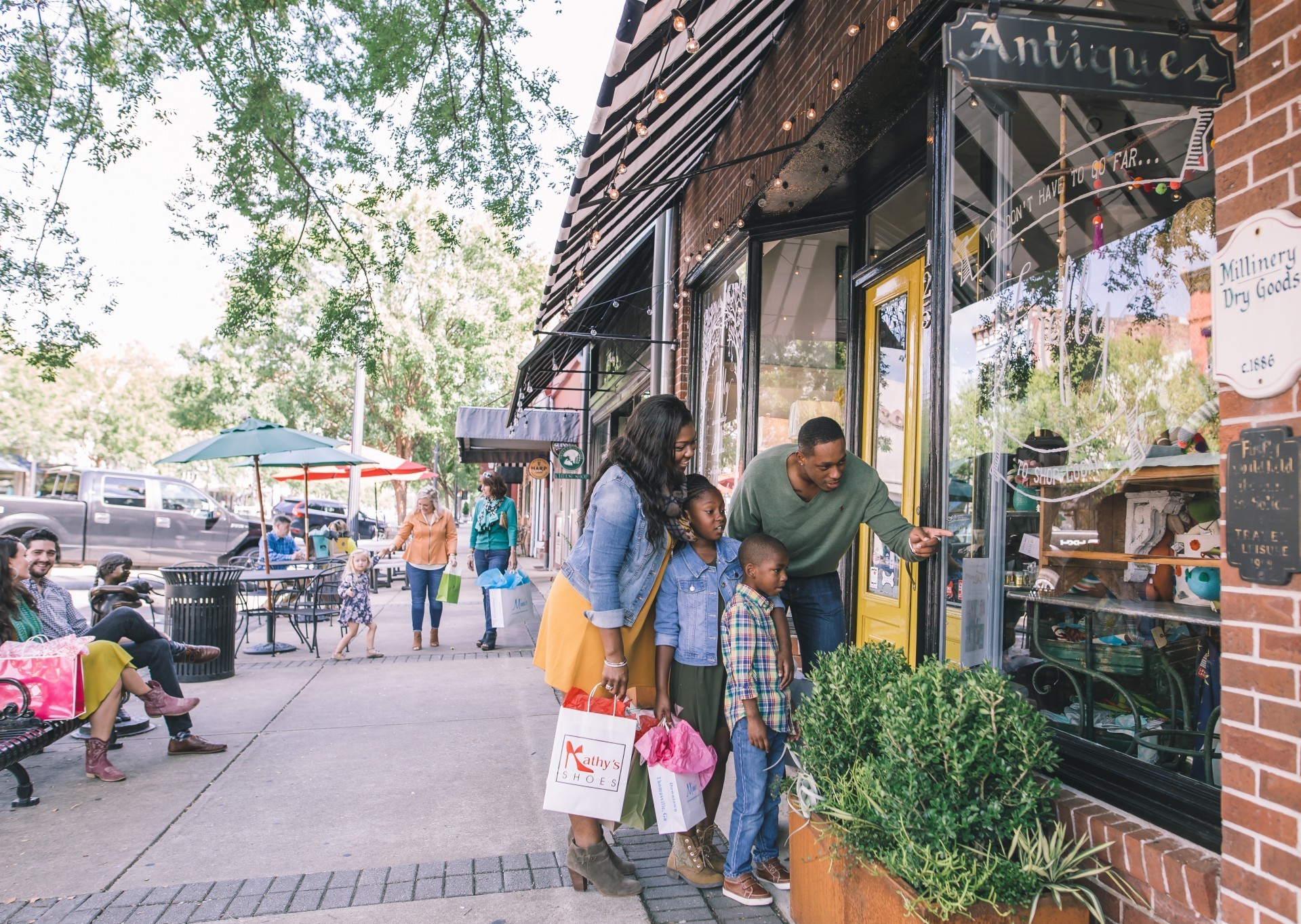 Established in 1980 by the National Trust for Historic Preservation, the National Main Street Center revitalizes historic downtowns through the Four Point Approach: Design, Organization, Promotion, and Economic Restructuring. The Thomasville Main Street program, active since 1981, earned the Great American Main Street designation in 1998, making it the first Georgia city and one of fewer than 100 in the U.S. to receive this honor.